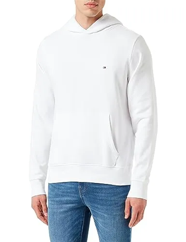 Tommy Hilfiger Flag Logo Hoody MW0MW34266 felpa uomo beige L