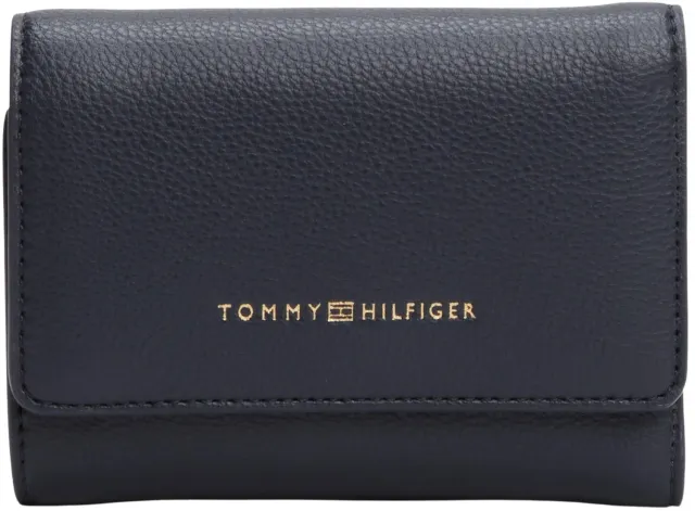Tommy Hilfiger Logotape portafogli trifold blu Space Blue