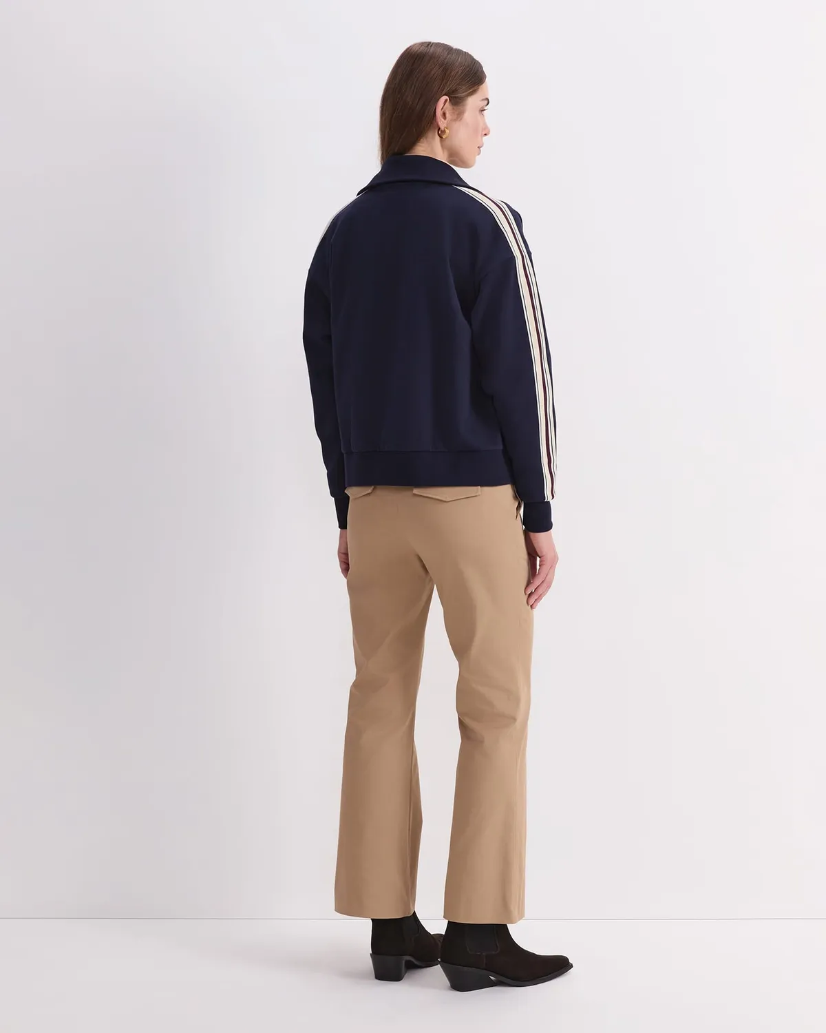 Sportscraft Bailey felpa zip collo alto cotone
