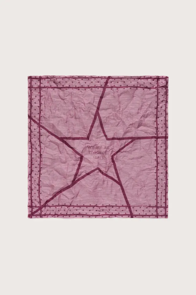 Massimo Alba Cinquantino fazzoletto Azalea cotone lino