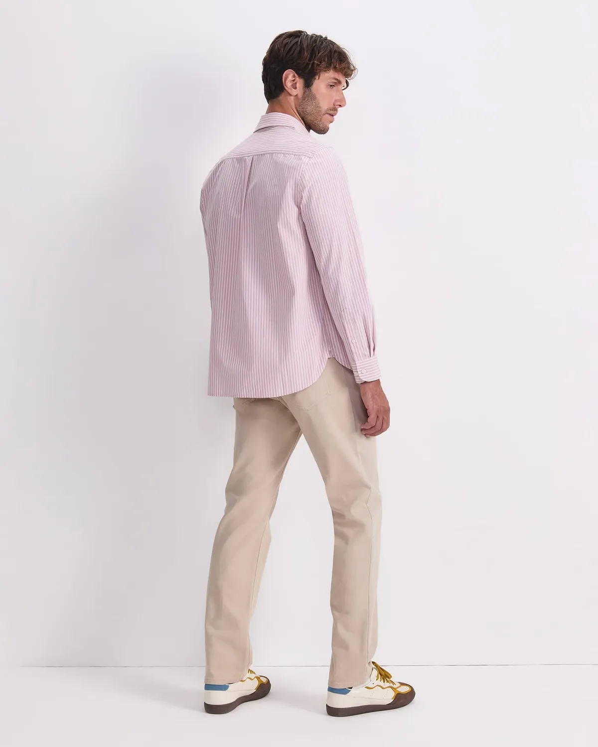 Sportscraft Stripe Poplin 208050 camicia uomo righe cotone