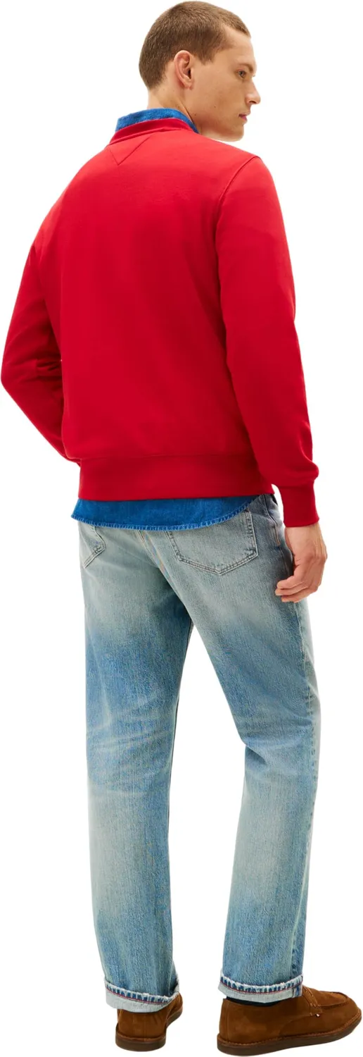 Tommy Hilfiger felpa uomo girocollo blu Desert Sky