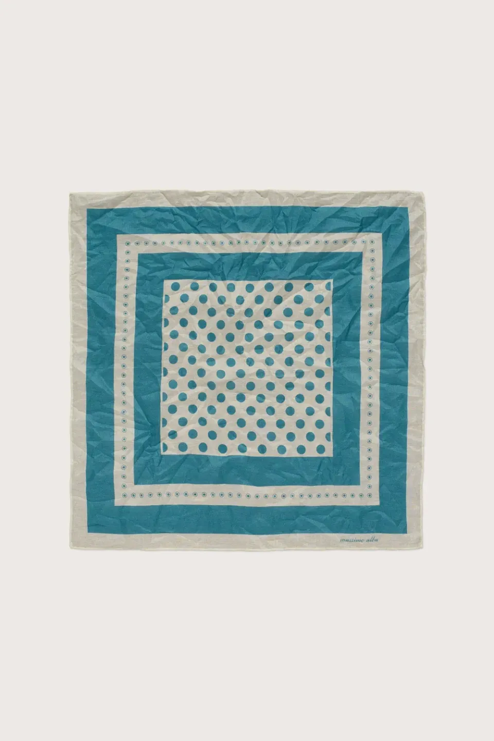 Massimo Alba Hanky1 fazzoletto calce cotone 45x45