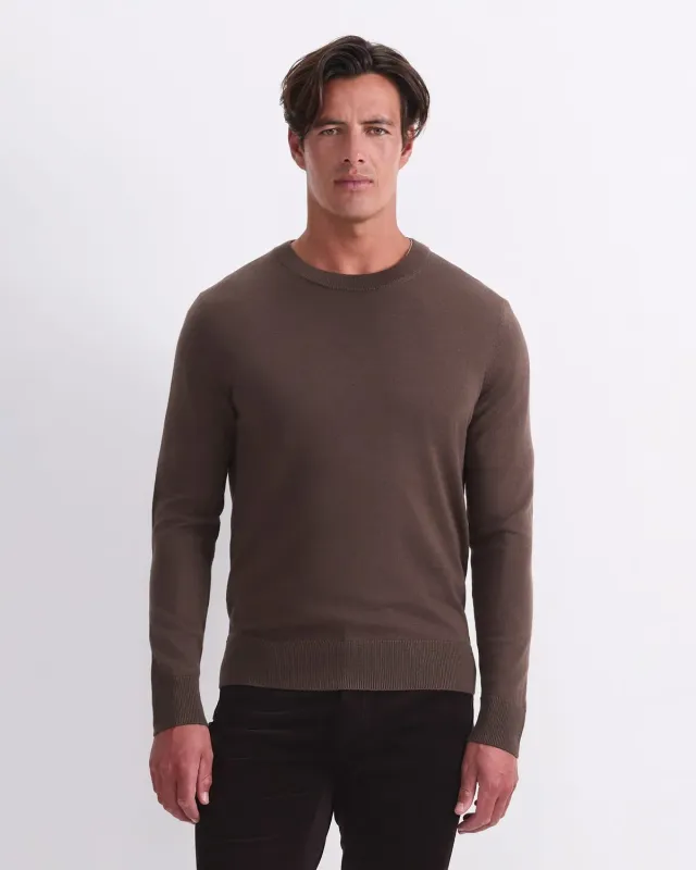 Sportscraft Merino maglione uomo girocollo lana regular