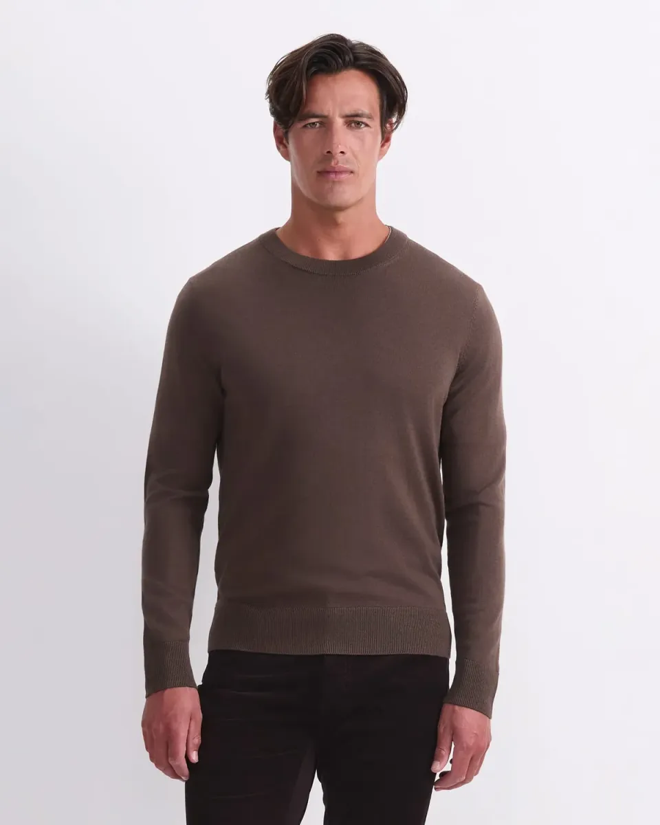 Sportscraft Merino maglione uomo girocollo lana regular