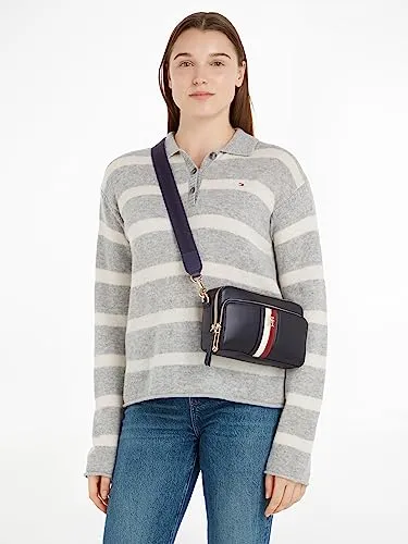 Tommy Hilfiger Iconic Camera Bag Media borsa Global Stripes