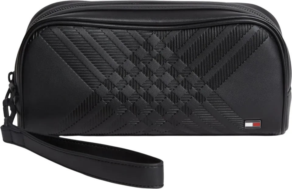 Tommy Hilfiger TH Corp AM0AM14765 beauty case nero uomo