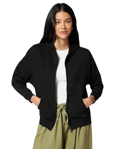 Tommy Hilfiger Full Zip Felpa Donna Cappuccio XL Cotone