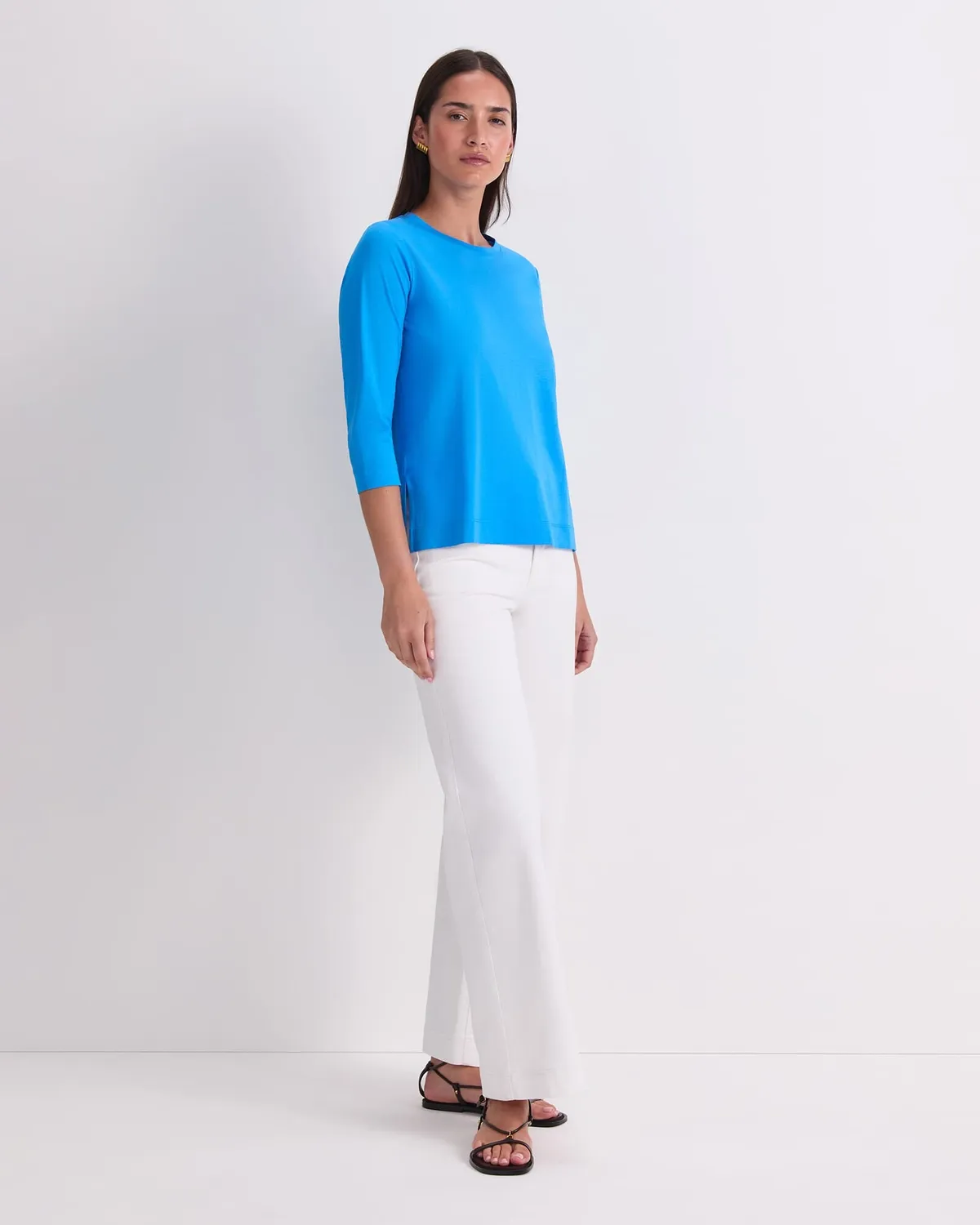 Sportscraft maglietta donna cotone manica 3/4