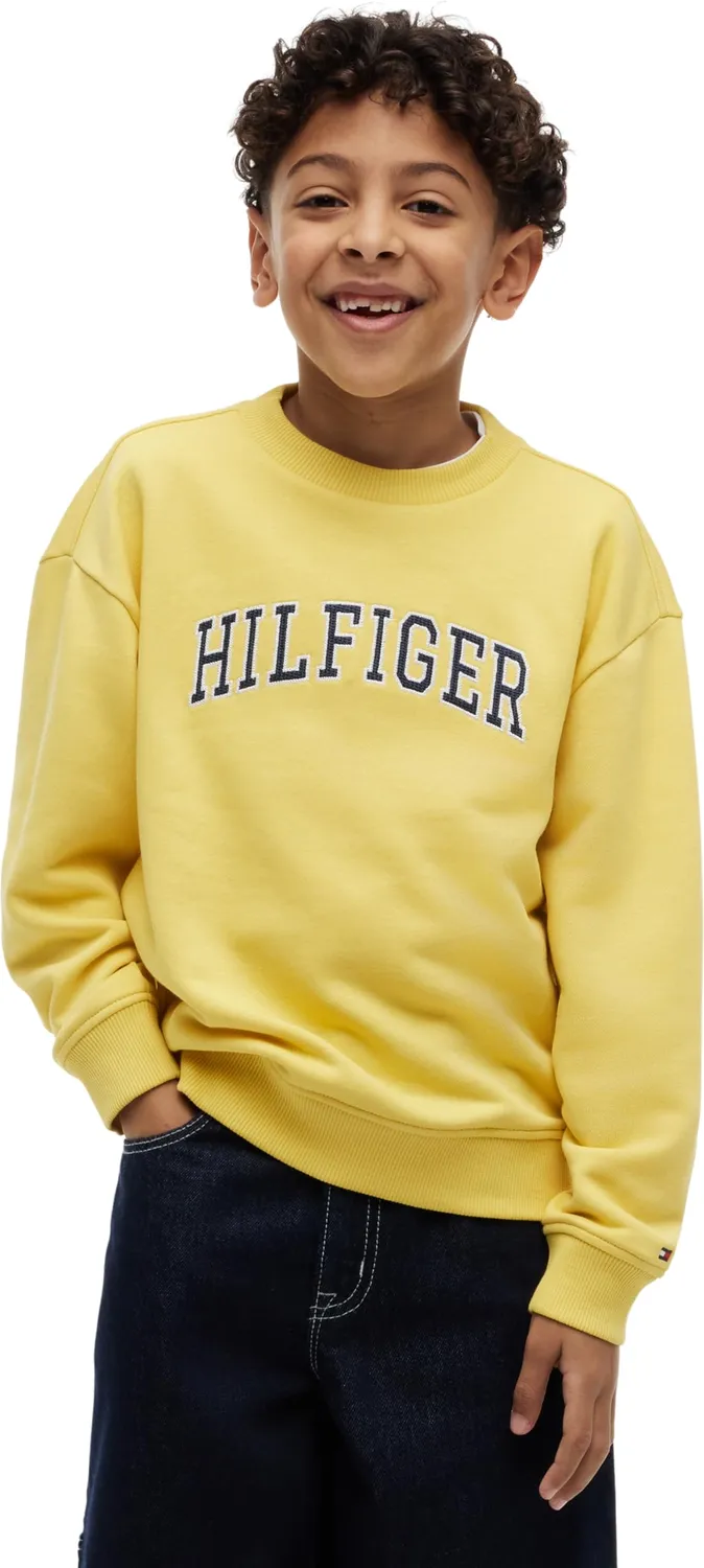 Tommy Hilfiger Varsity KB0KB10404 felpa bambino girocollo