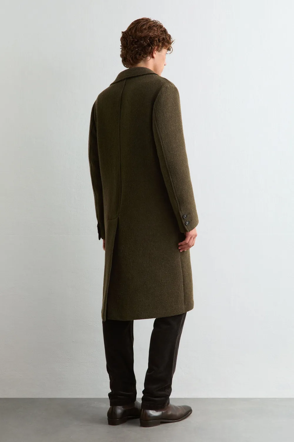 Massimo Alba Florio10 cappotto lana double militare