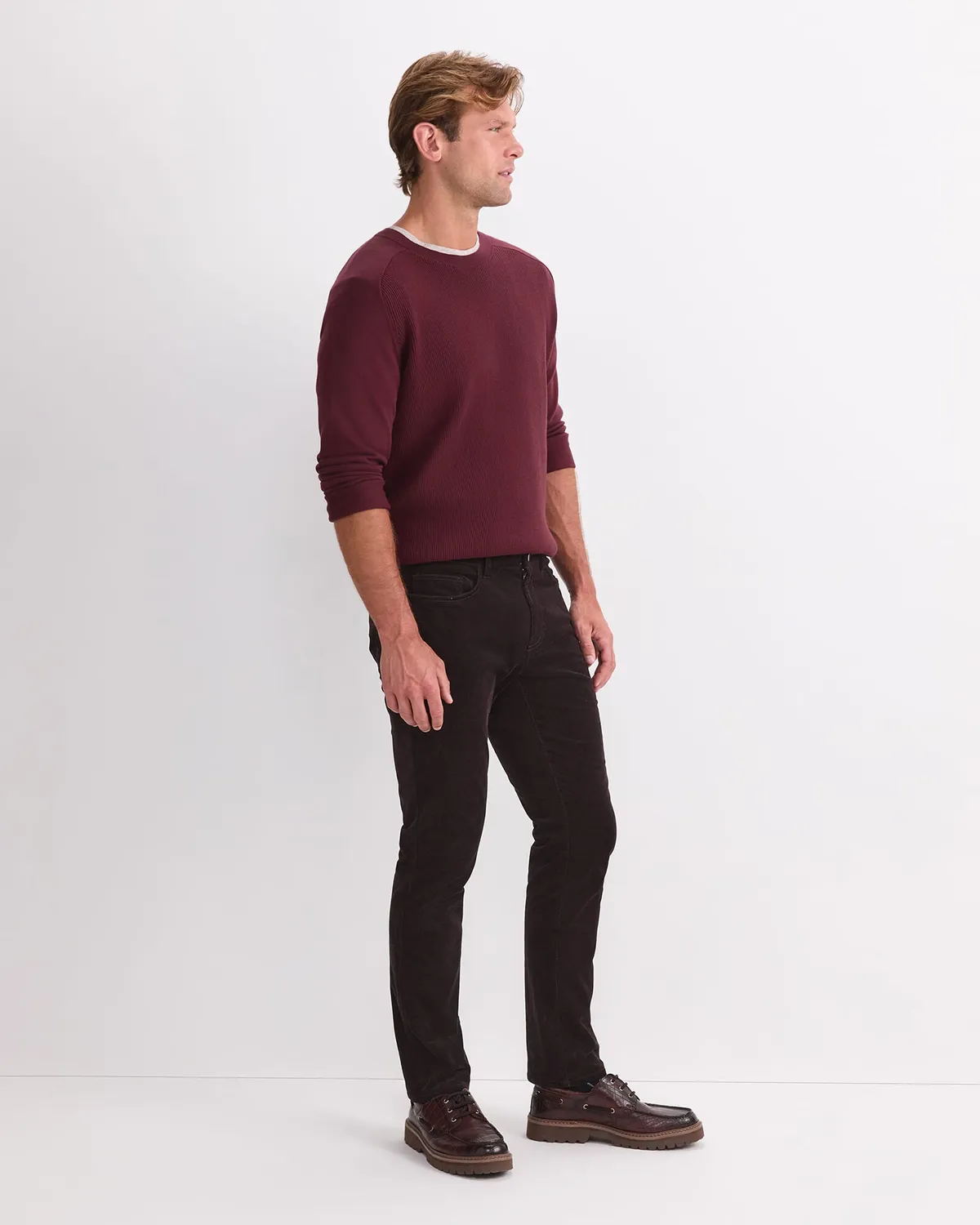 Sportscraft Hudson Cord pantaloni uomo velluto stretch