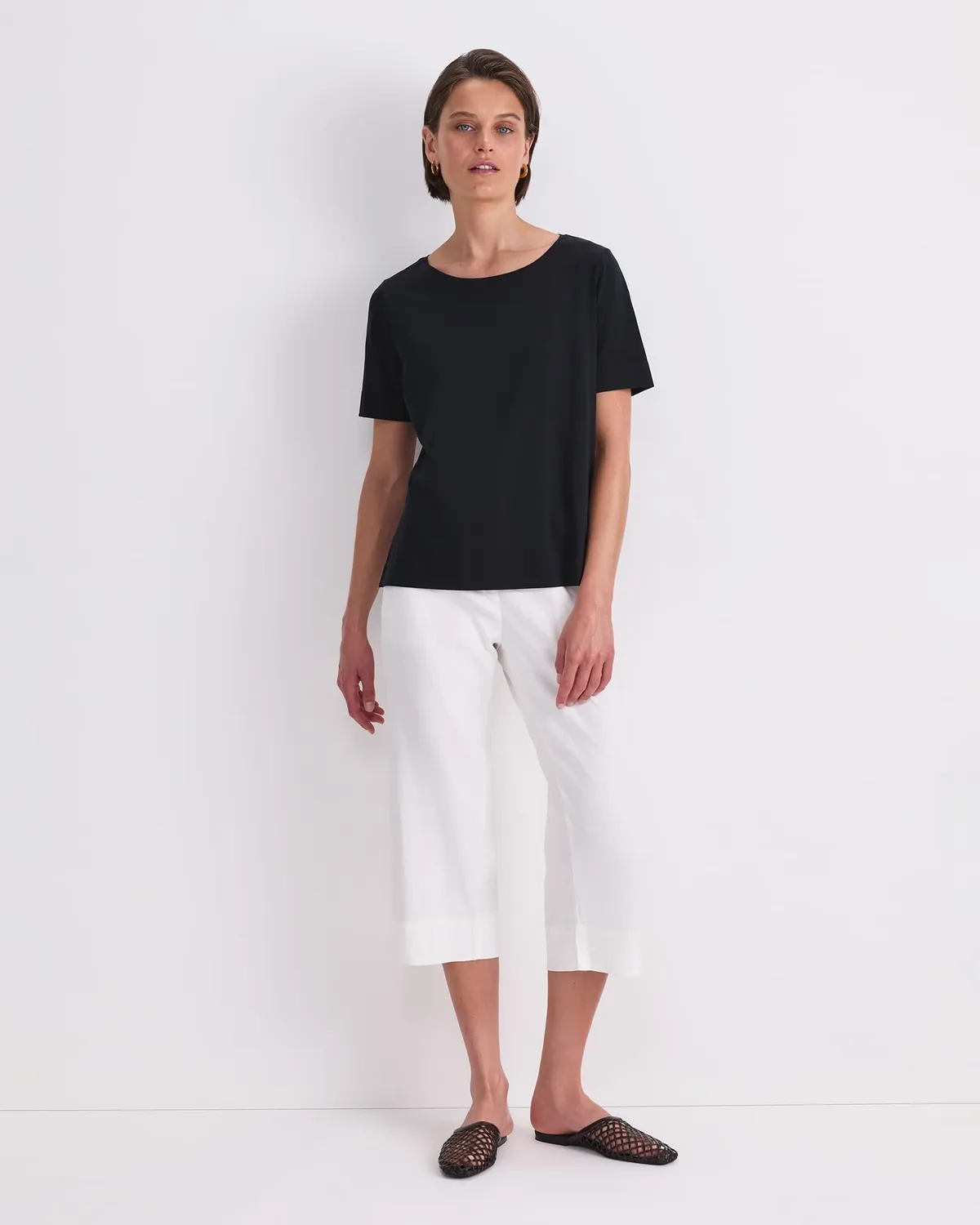 Sportscraft Mercerised Cotton t-shirt donna cotone