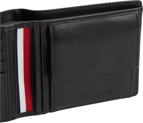 Tommy Hilfiger Th Element AM0AM14796 portafoglio zip nero