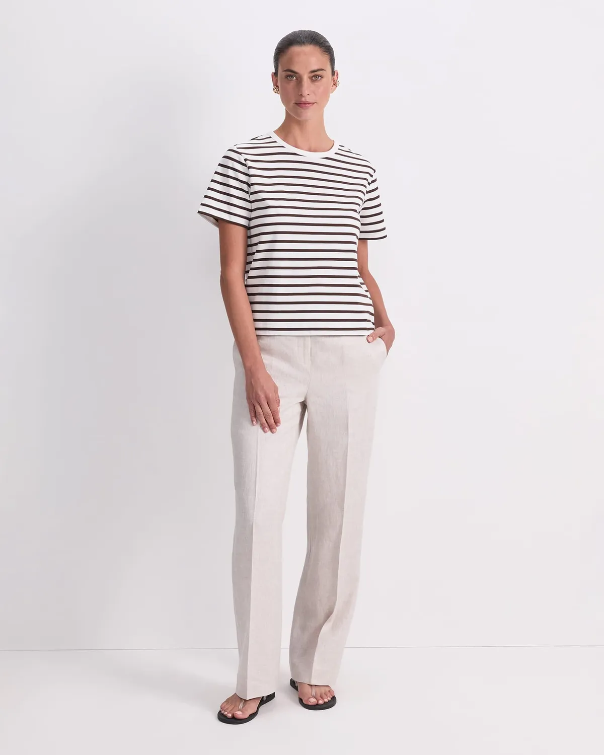 Sportscraft Karly Stripe Tee maglietta donna jersey rigato