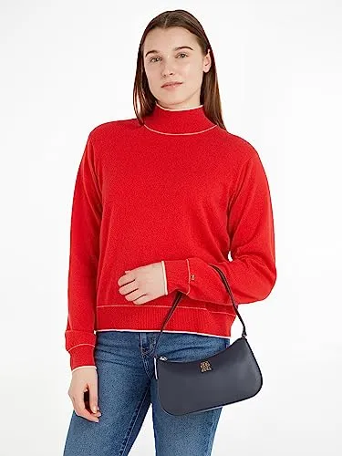 Tommy Hilfiger Timeless borsa donna space blue con zip