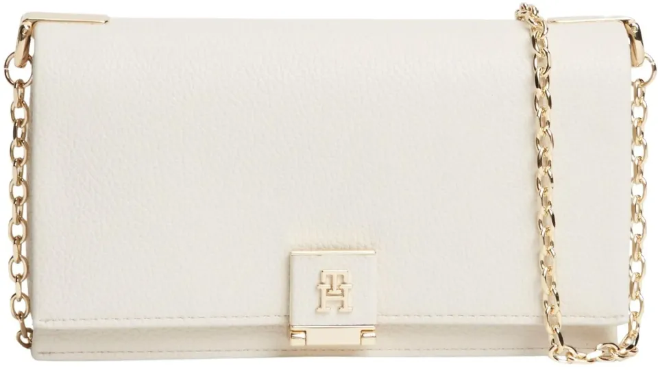 Tommy Hilfiger TH Her Chain Crossover borsa donna beige
