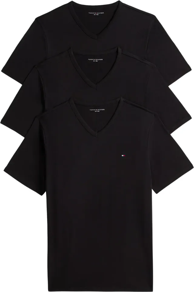 Tommy Hilfiger UM0UM03865 magliette uomo L nere 3 pezzi