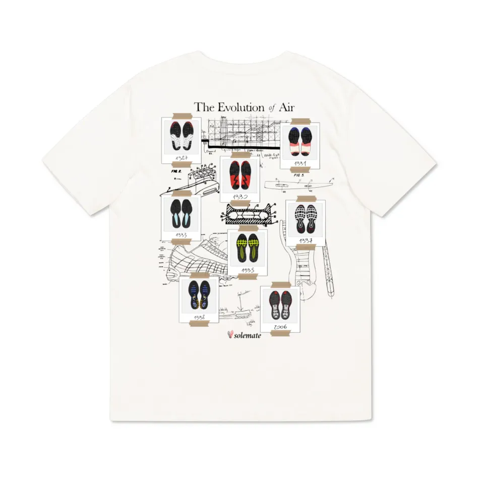 Solemate AIRvolution t-shirt panna cotone bio Air Max