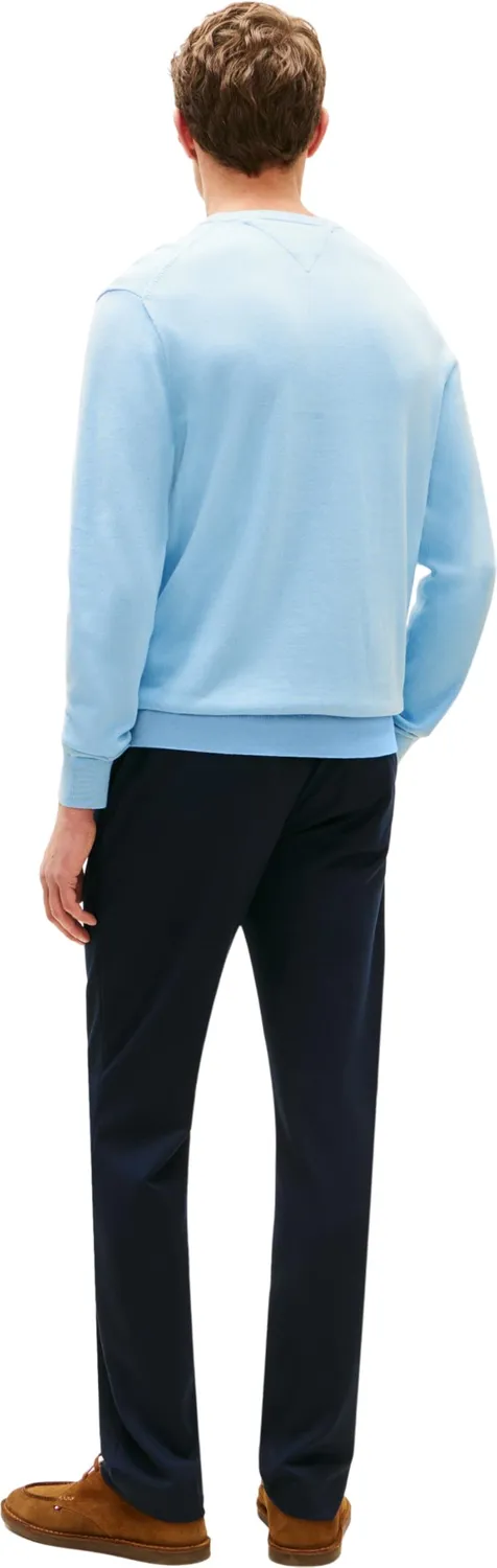 Tommy Hilfiger Essential Cotton pullover girocollo blu L