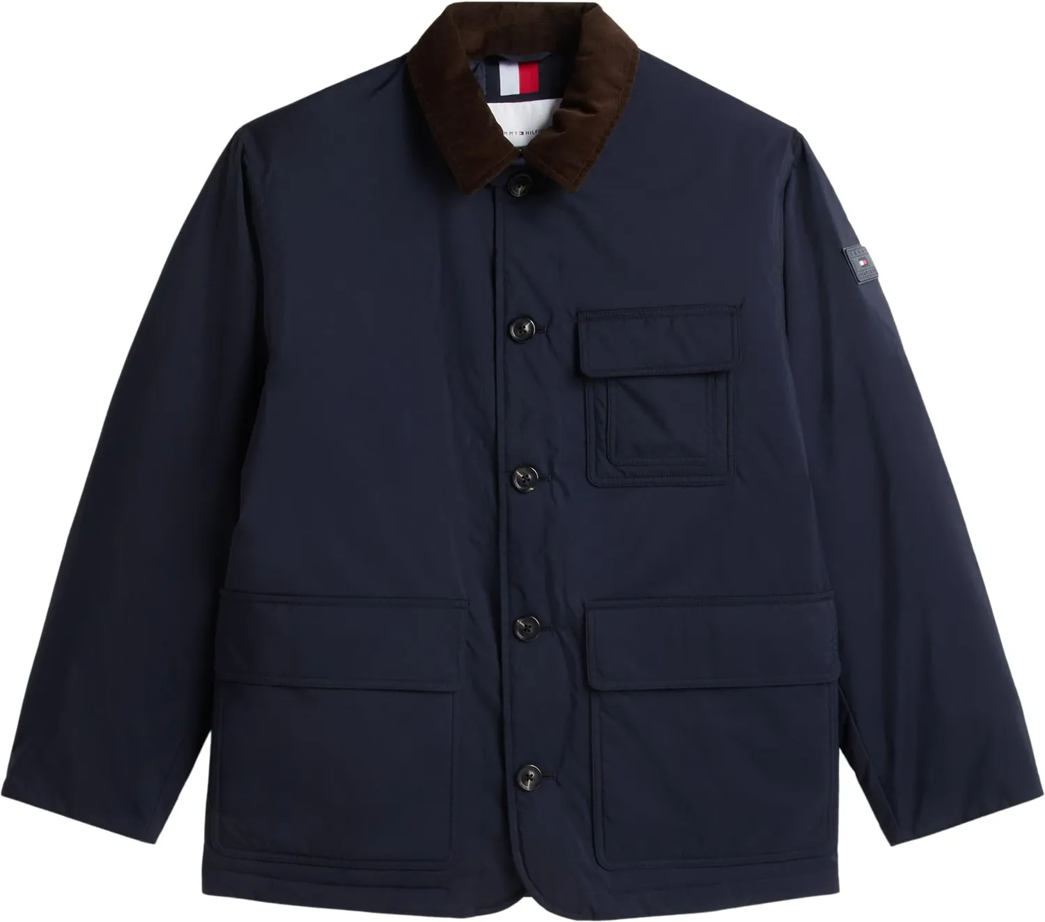 Tommy Hilfiger MW0MW45760 giacca uomo M imbottita verde