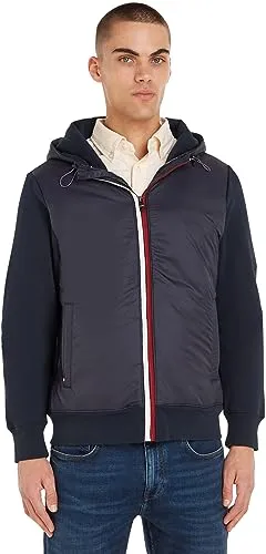 Tommy Hilfiger felpa zip uomo XS blu Desert Sky