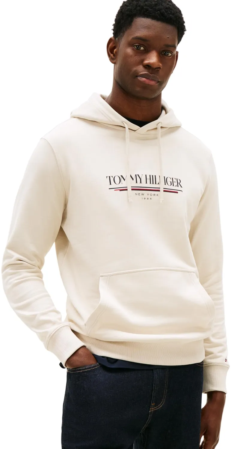 Tommy Hilfiger Brand Love Felpa con Cappuccio Uomo Cotone