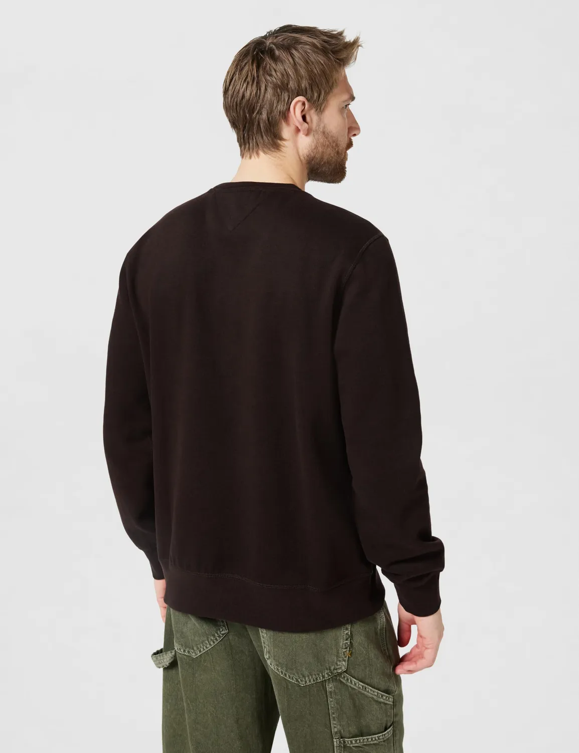 Tommy Hilfiger Seasonal Fleece Felpa Girocollo Uomo in Pile