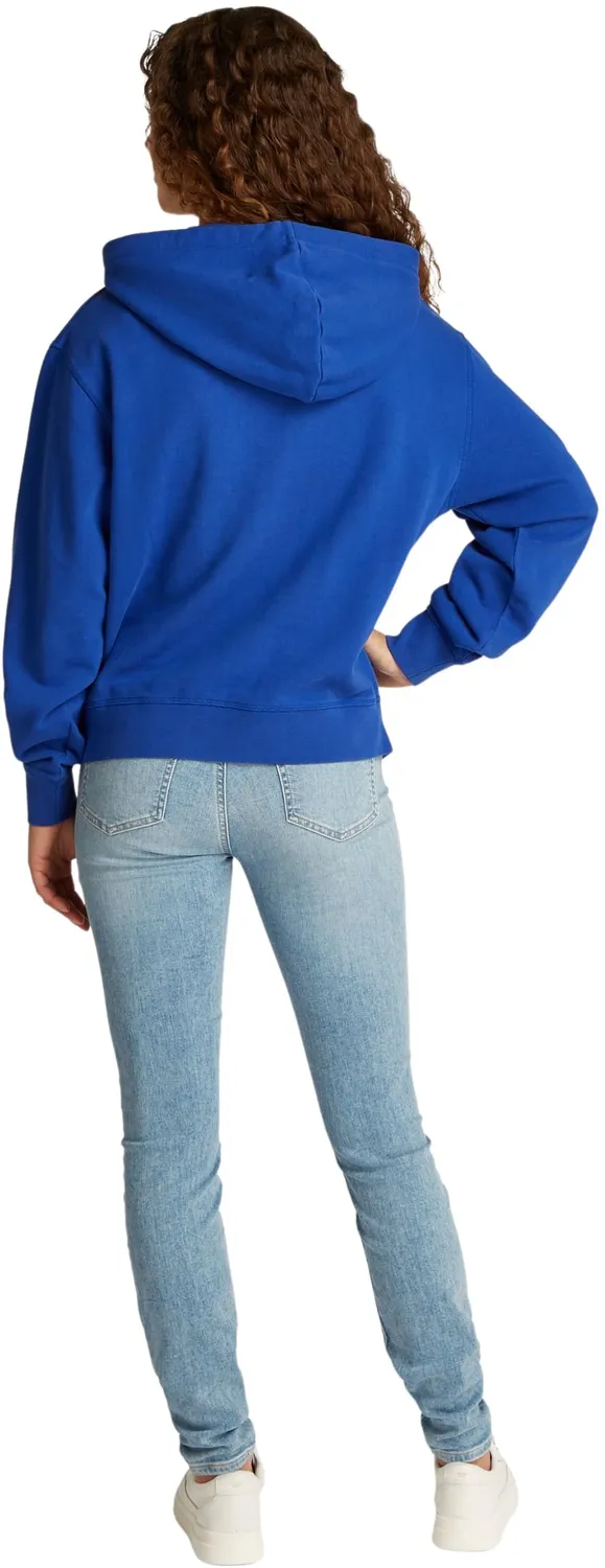 Tommy Hilfiger Contrast Flag felpa cappuccio donna regular
