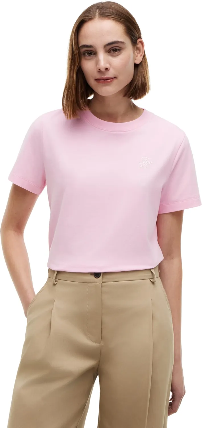 Tommy Hilfiger TH Script WW0WW49941 t-shirt donna nera
