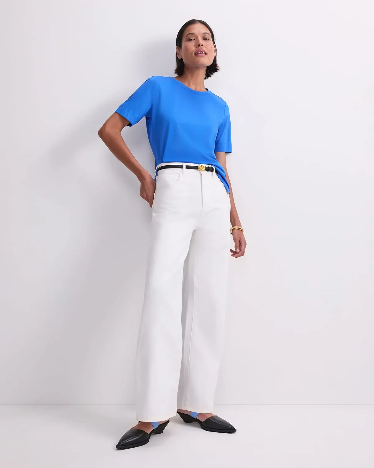 Sportscraft Mercerised Cotton t-shirt donna manica corta