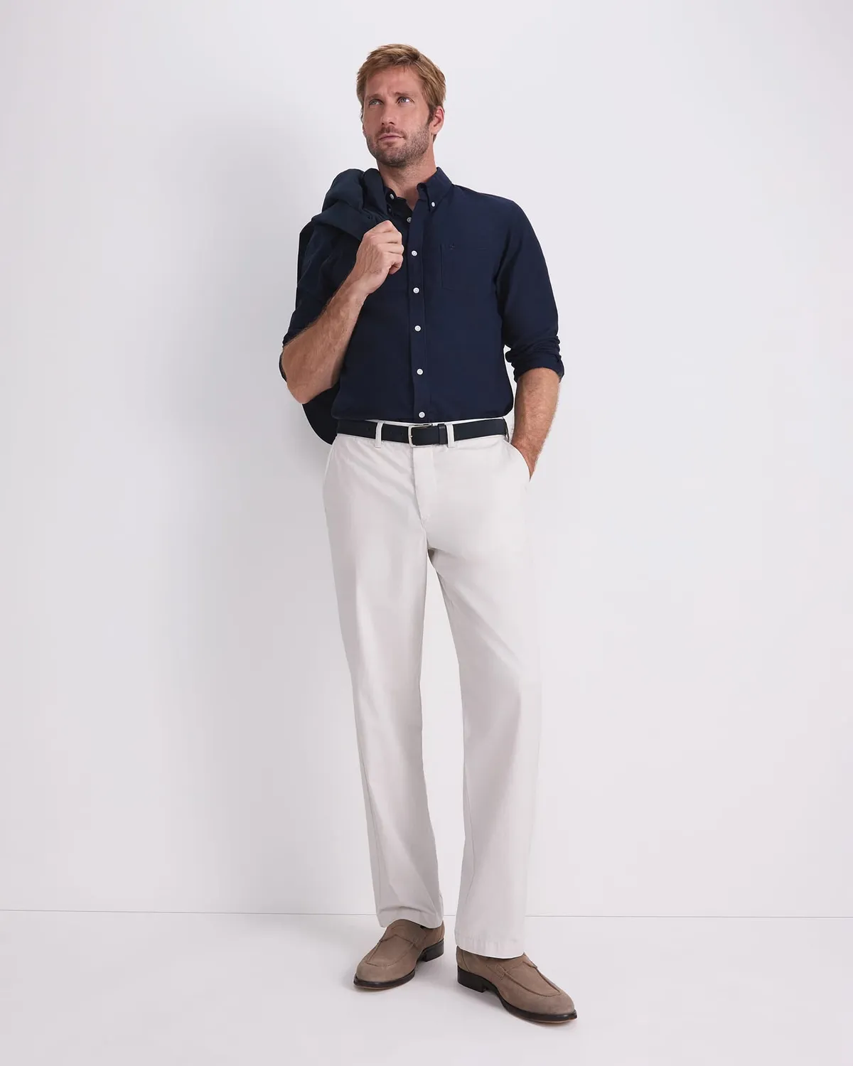 Sportscraft Oxford camicia uomo manica lunga cotone regular