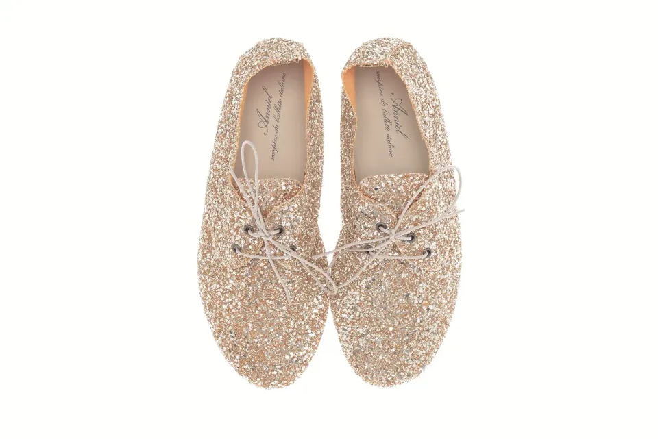 LOL Roma Anniel Soft Glitter scarpe light gold