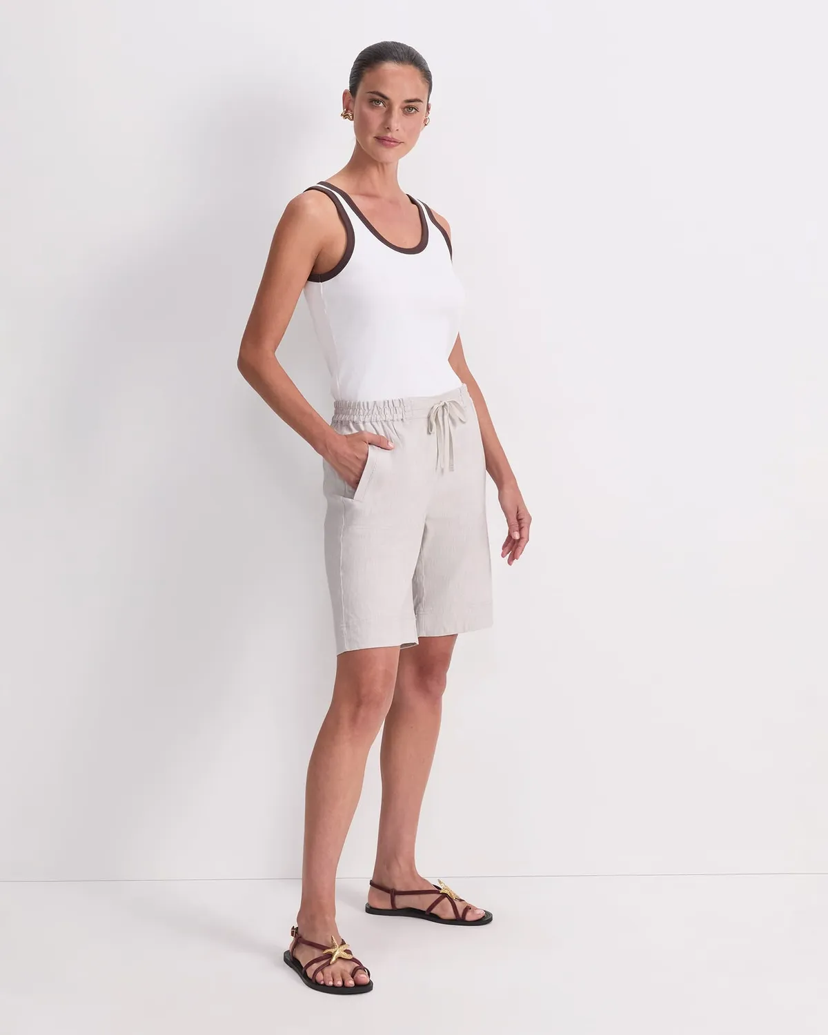Sportscraft Rosa Linen shorts donna misto lino