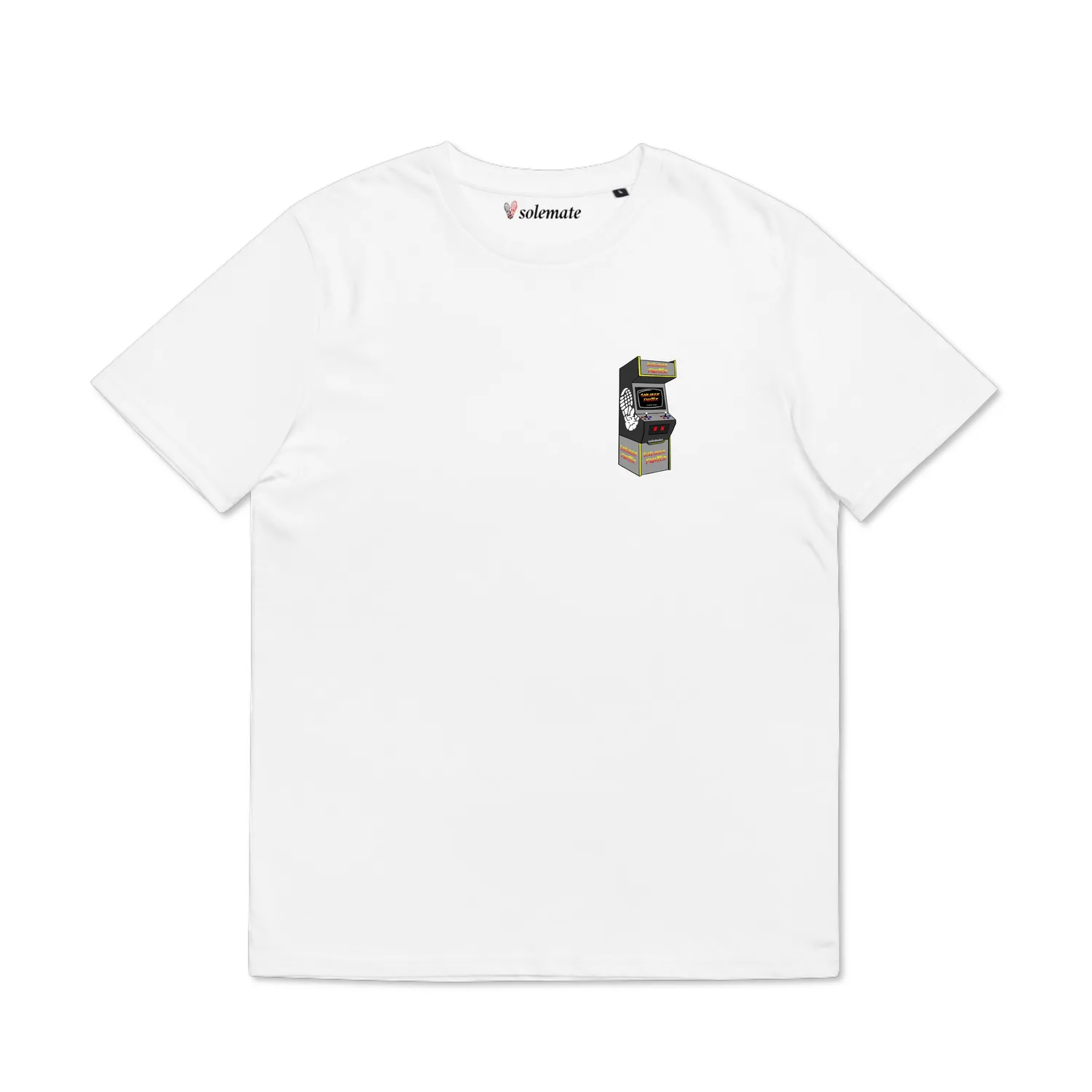 Solemate Sneaker Fighter t-shirt nera cotone organico