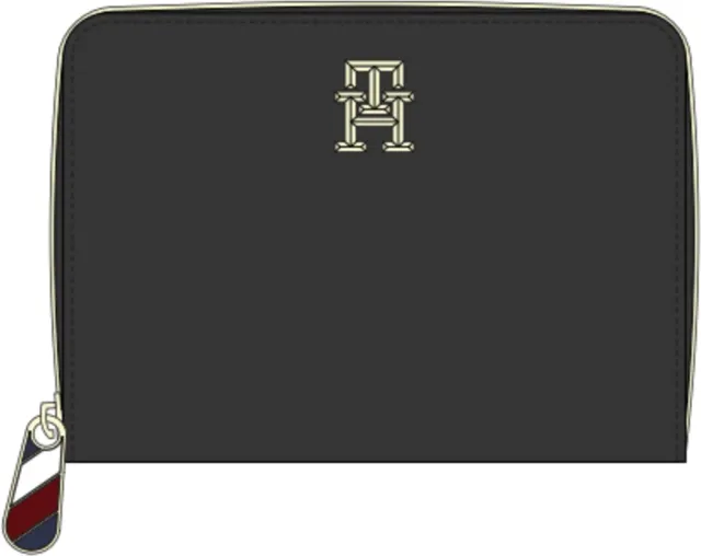 Tommy Hilfiger Poppy Plus portafoglio donna piccolo nero