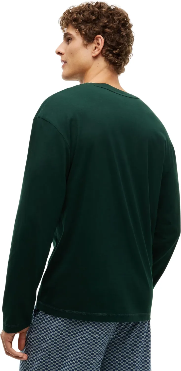 Tommy Hilfiger UM0UM04014 T-Shirt Manica Lunga L Verde Logo