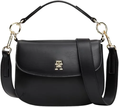Tommy Hilfiger Chic Crossover borsa a tracolla nera con manico