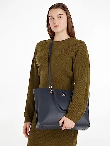 Tommy Hilfiger TH Timeless Workbag borsa tracolla blu