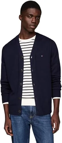Tommy Hilfiger Pima Cotton Cashmere cardigan uomo bottoni 3XL