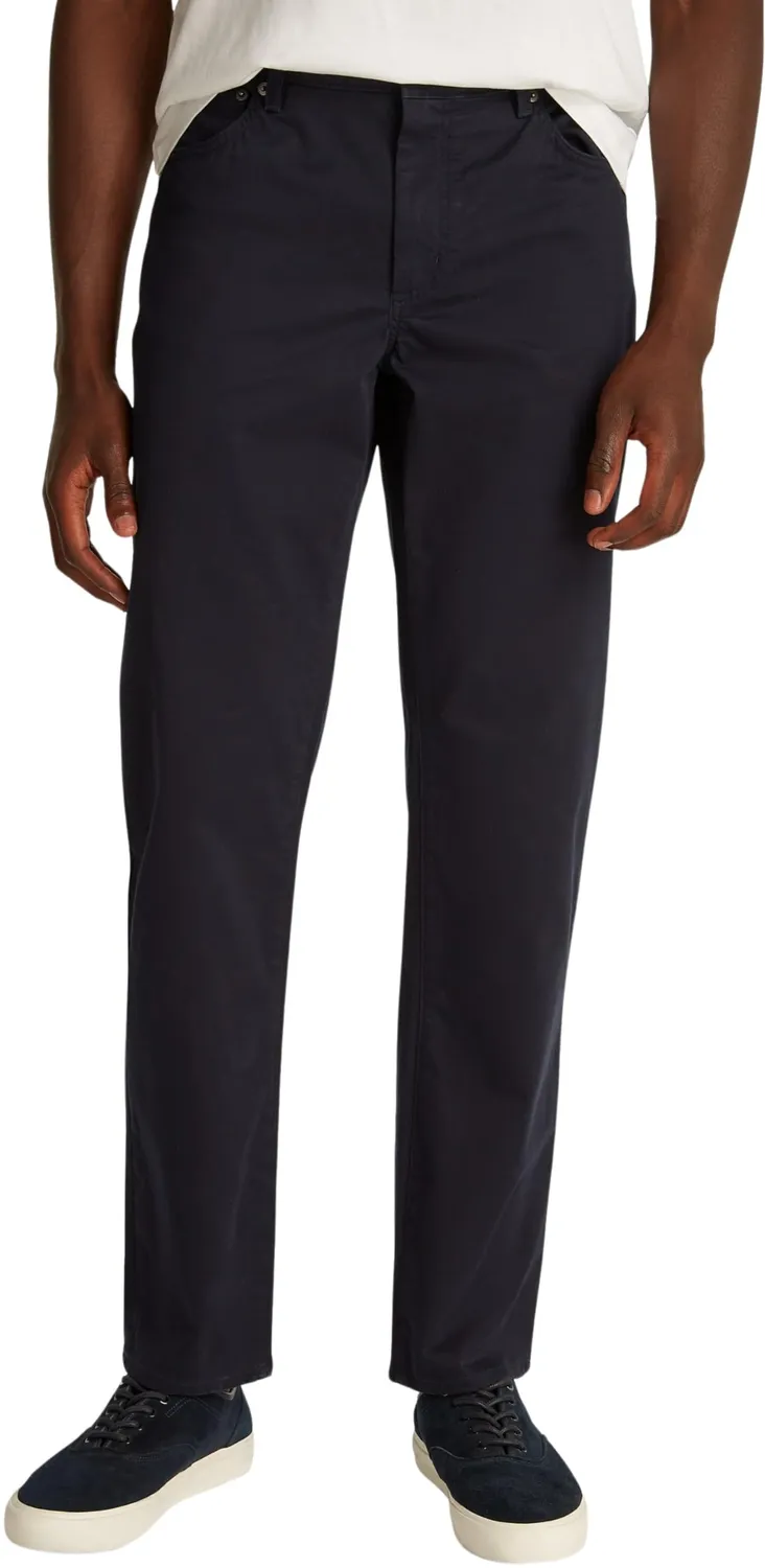 Tommy Hilfiger Denton Cotton Satin Straight Leg pantaloni 36W/32L