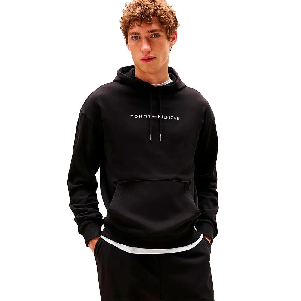 Tommy Hilfiger felpa uomo con cappuccio L misto cotone