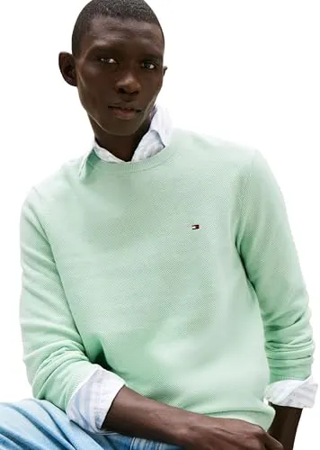 Tommy Hilfiger Essential Structure Pullover Verde L