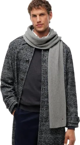 Tommy Hilfiger AM0AM12847 sciarpa cotone pima grigia