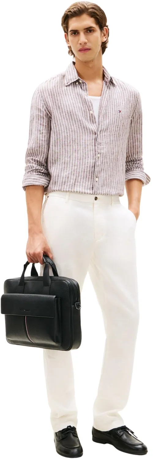 Tommy Hilfiger TH Central AM0AM14166 borsa computer uomo nera