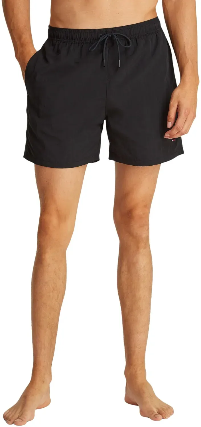 Tommy Medium Drawstring Costume Bagno Uomo Nero