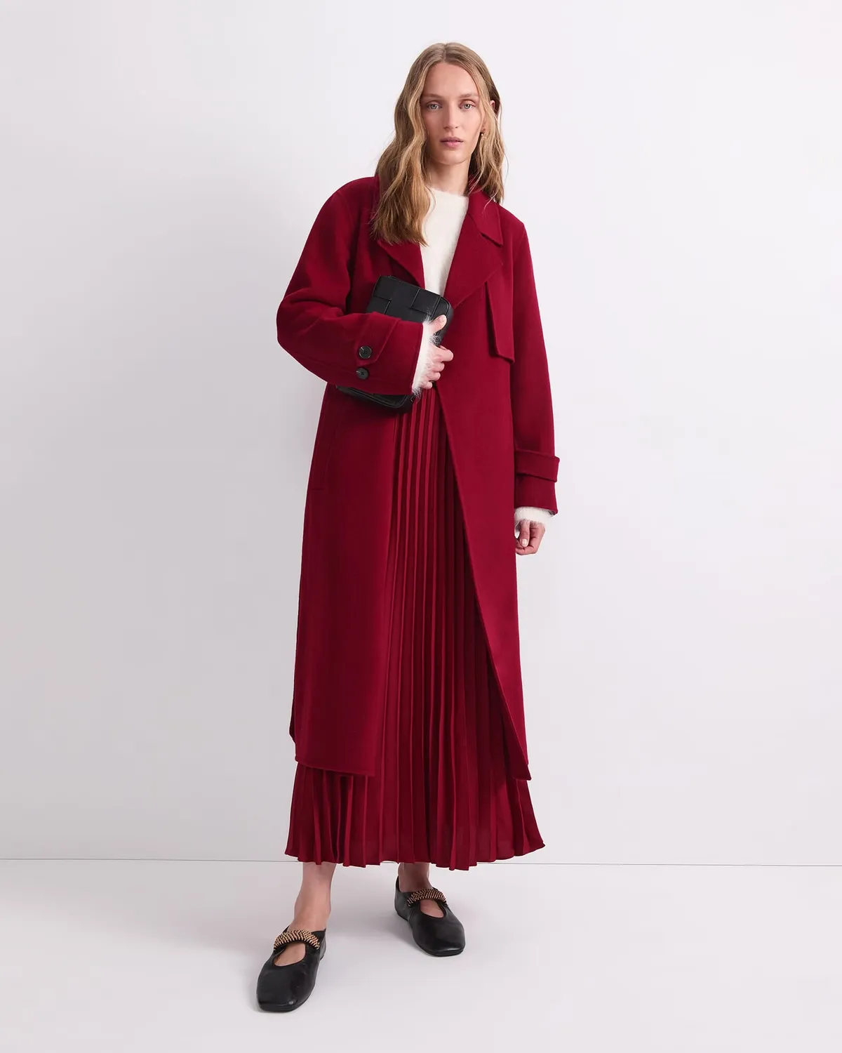 Sportscraft Martha cappotto lungo lana cintura
