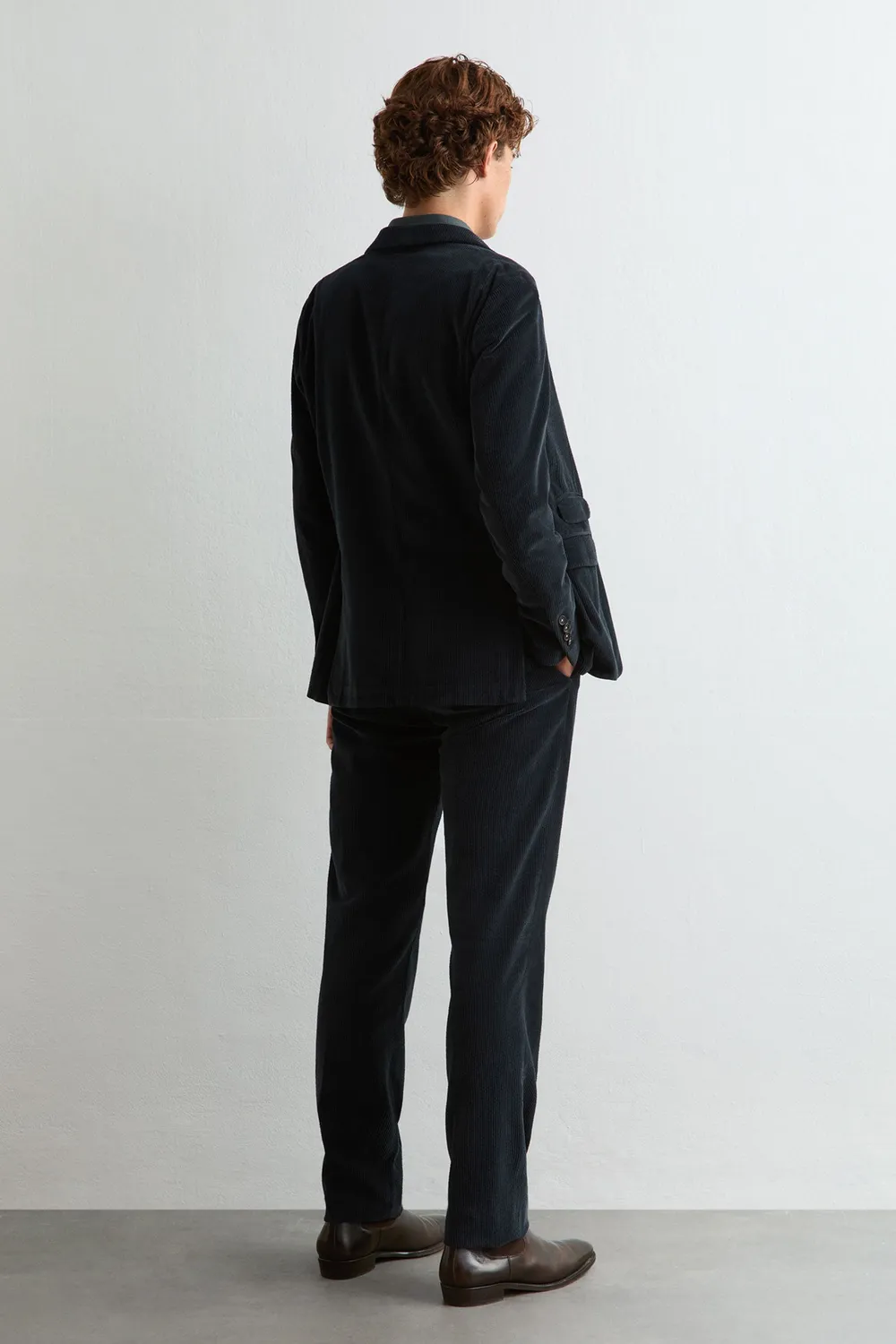 Massimo Alba Sloop abito velluto dark blue