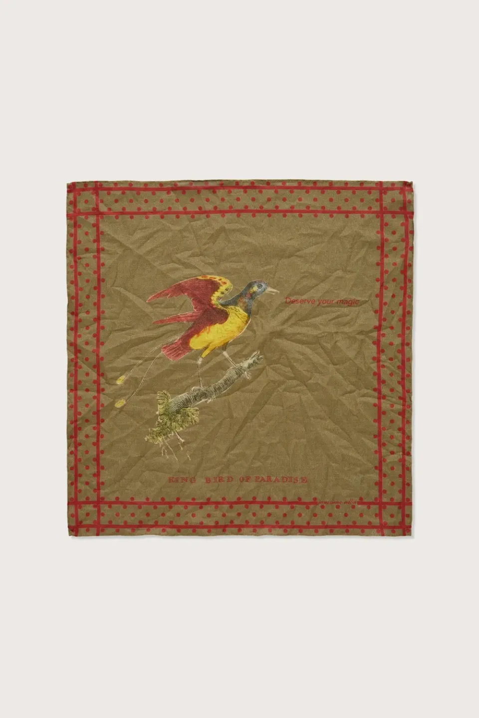 Massimo Alba Hanky1 fazzoletto cotone fuoco 45x45