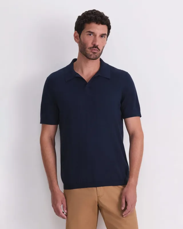 Sportscraft Ojas polo maglia cotone seta cashmere